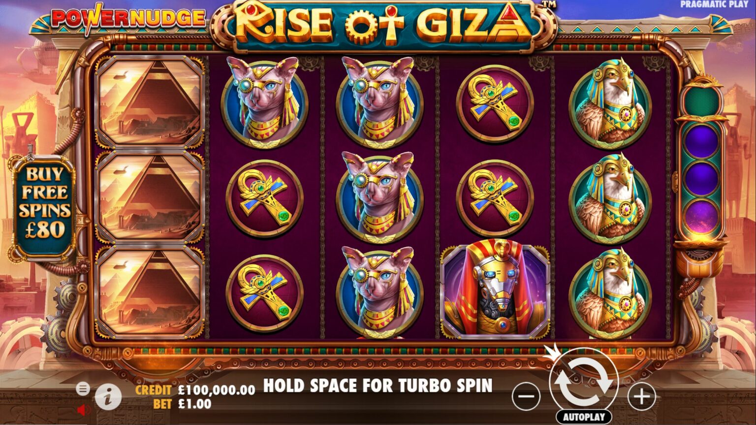 «Rise of Giza» — игровые автоматы играть бесплатно демо в казино Вулкан